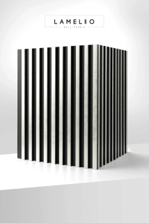 Obklad steny Lamelio ASTI - STRIEBORNÁ 270 x 12,2 x 1,2 cm